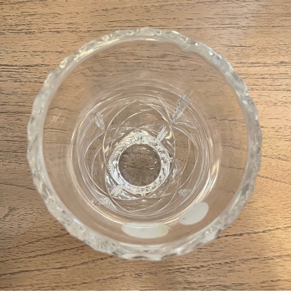 Bohemia Crystal 12" 24% Pbo Hand Cut Vase made in Czech Republic - Picture 8 of 13